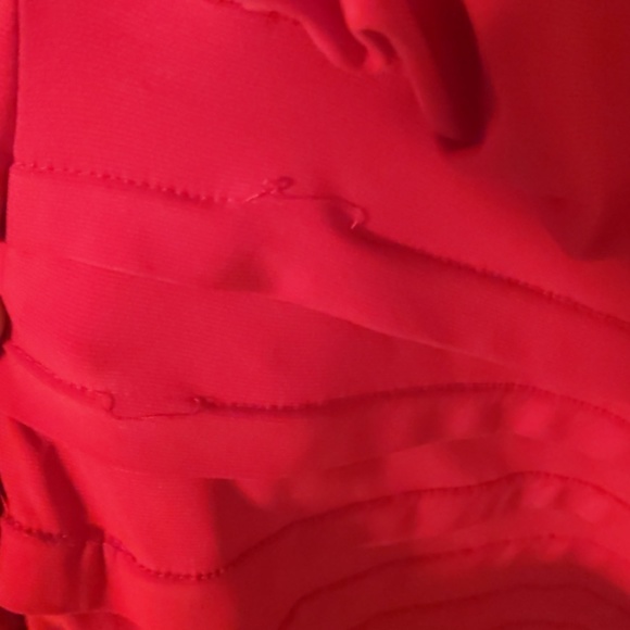 Red One Shoulder bodycon dress - Picture 2 of 4